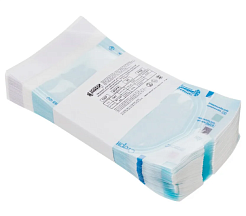 Пакет для стерилизации комбинированный самоклеющийся, 100шт (90х140мм)