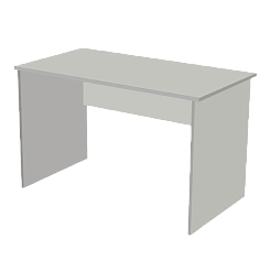 АСД 62.01 Стол письменный, цвет - белый шагрень