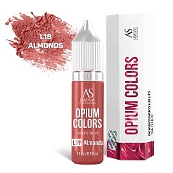 Концентрат для татуажа губ AS Company (Алина Шахова) - Opium Colors L19 Almonds, 15мл