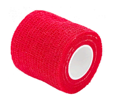 Бинт бандажный EZ - красный, 1 шт (50мм х 4,5м)
