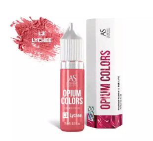 Концентрат для татуажа губ AS Company (Алина Шахова) - Opium Colors L3 Lychee, 15мл