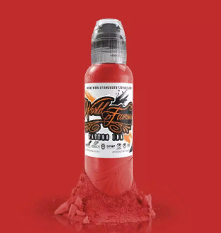 Краска для татуировки World Famous - Oleg Shepelenko USSR Red, 15мл (1/2Oz)