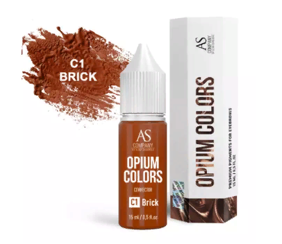 Корректор AS Company (Алина Шахова) - Opium Colors C1 Brick, для сине-серых бровей, 15мл