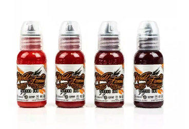 Краска для татуировки World Famous - Dima NBK Fire Red #4, 30мл (1Oz)