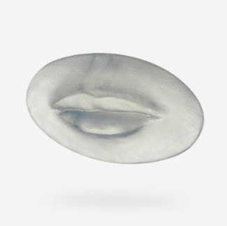 Искусственная кожа Sils: губы M, прозрачные