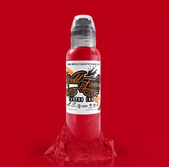 Краска для татуировки World Famous - Master Mike Asian Demon Red, 30мл (1Oz)