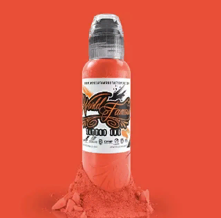 Краска для татуировки World Famous - Bora Bora Peach, 15мл (1/2Oz)
