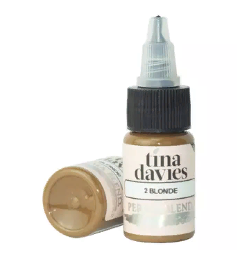 Пигмент для татуажа бровей Perma Blend - Tina Davies 'I Love INK' 2 Blonde, 15мл 