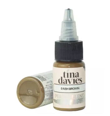 Пигмент для татуажа бровей Perma Blend - Tina Davies 'I Love INK' 0 Ash Brown, 15мл 