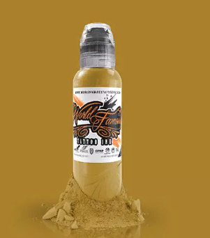 Краска для татуировки World Famous - Mustard, 15мл (1/2Oz)