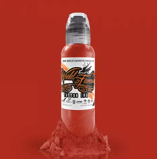 Краска для татуировки World Famous - Red Hot Chili Pepper, 15мл (1/2Oz)