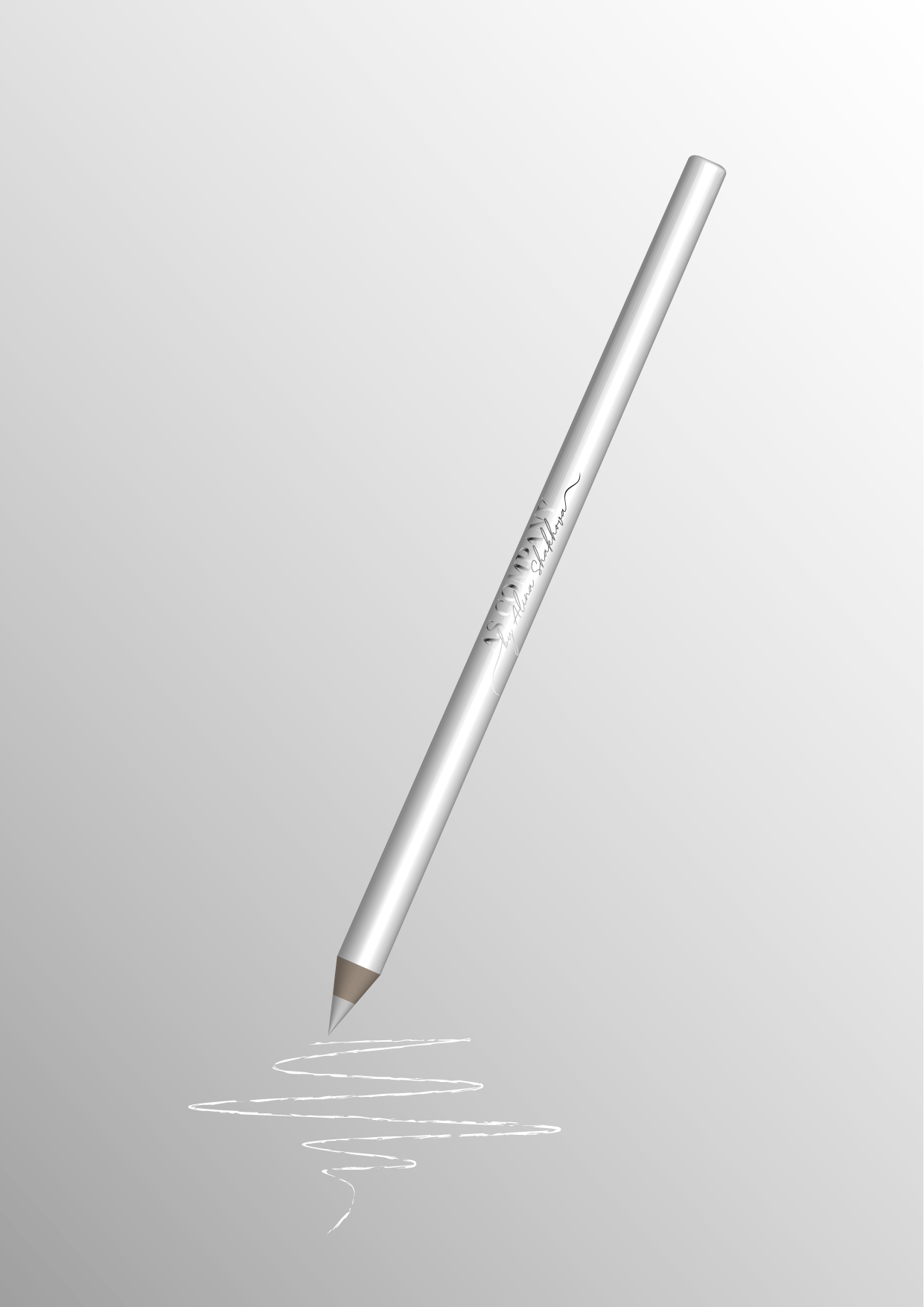 Косметический карандаш AS Company (Алина Шахова), белый