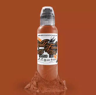 Краска для татуировки World Famous - Burnt Orange, 15мл (1/2Oz)