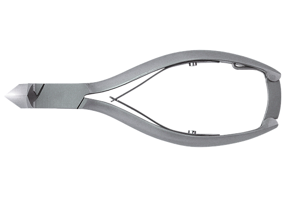 Щипцы для ногтей с амортизационной пружиной, длина щипцов 14 см, лезвия 17 мм