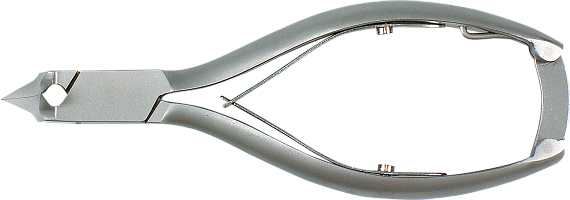 Щипцы для ногтей с амортизационной пружиной, длина щипцов 14 см, лезвия 20 мм