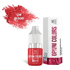 Концентрат для татуажа губ AS Company (Алина Шахова) - Opium Colors L14 Blood, 6мл