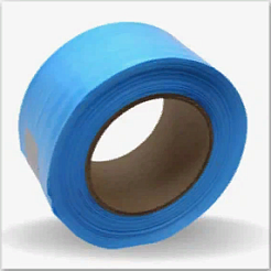 Барьерная защита на клип-корд в рулоне голубая, 200м (58мм)
