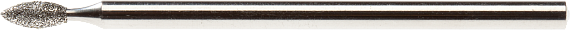 Фреза каплевидная, средняя крошка Ø 2,3 мм