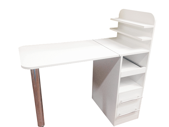 АСД 116.05 Стол маникюрный складной, цвет белый