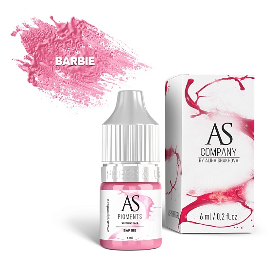 Концентрат для татуажа губ AS Company (Алина Шахова) - Barbie (Барби), 6мл