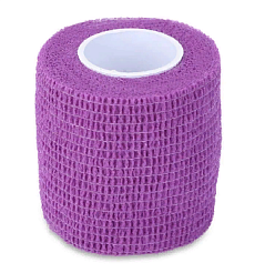 Бинт бандажный EZ - фиолетовый, опт от 288шт (50мм х 4,5м)