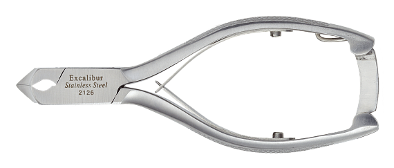 Щипцы для ногтей односторонние, длина щипцов 14 см, лезвия 12 мм