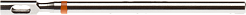 Полая фреза с гладким краем Ø 2,7 мм