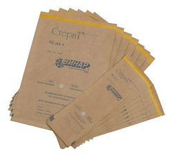 Пакет для стерилизации из крафт-бумаги, 100шт (90х230мм)