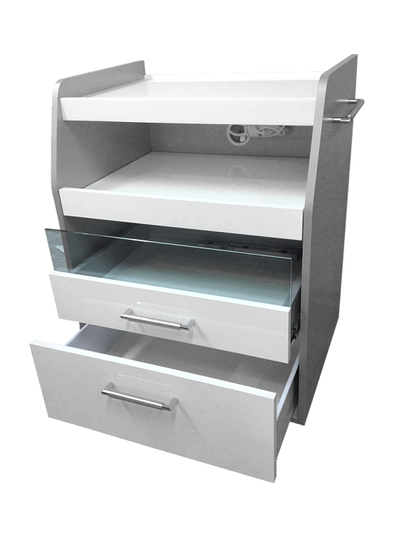 Тумба педикюрная «Люкс» с УФ блоком