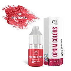 Концентрат для татуажа губ AS Company (Алина Шахова) - Opium Colors L8 Red Royal Organic, 6мл