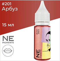 Пигмент для татуажа губ NE Pigments - Арбуз #201, 15мл 