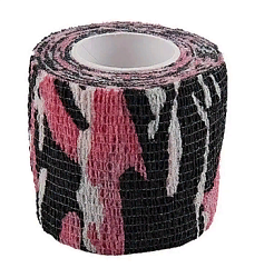 Бинт бандажный EZ - камуфляж розовый, 1 шт (50мм х 4,5м)