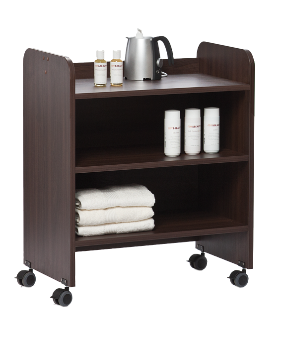 АСД 105.01 Стол  «Бьюти кабинет», 3 полки, без ящика. Цвет – белый