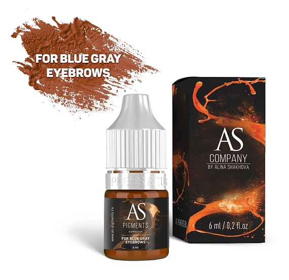Корректор AS Company (Алина Шахова) - Opium Colors C1 Brick, для сине-серых бровей, 6мл