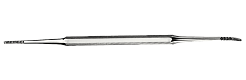 Пилка двусторонняя для уголков ногтей, длина пилки 14,5 см