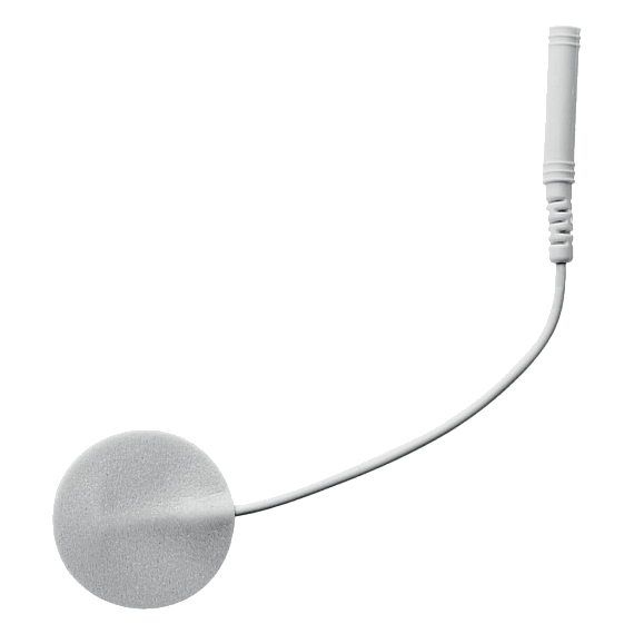 Многоразовые клеящиеся электроды для лица, 4 шт, 2,5 см