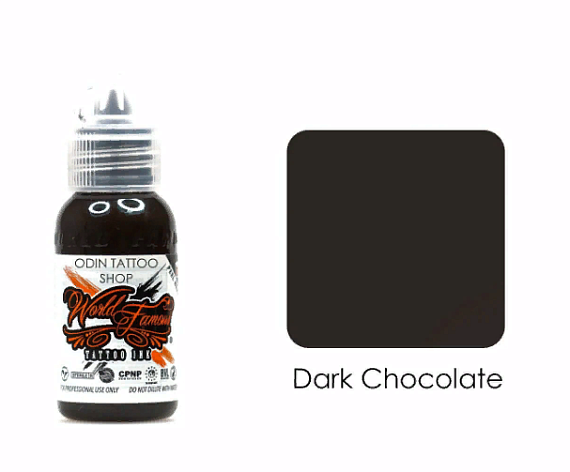 Краска для татуировки World Famous - Dark Chocolate, 30мл (1Oz)