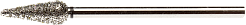 Фреза грушевидная, супер-грубая крошка Ø 4,7 мм