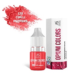 Концентрат для татуажа губ AS Company (Алина Шахова) - Opium Colors L12 Chilli Peppers, 6мл