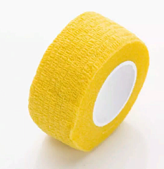 Бинт бандажный EZ - желтый, опт от 576шт (25мм х 4,5м)