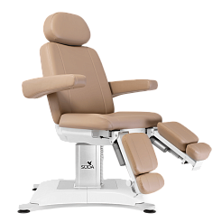 PIONEER 5M педикюрное кресло-кушетка полностью автоматизированное,5 моторов,классическая обивка