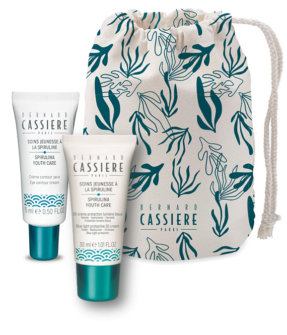 58105 Подарочный набор «Забота о коже со спирулиной» (крем д/кожи вокруг глаз 15 мл + DD крем 30 мл)