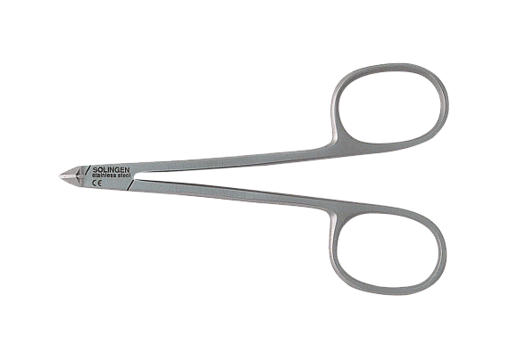 Щипцы-ножницы для кутикулы, длина щипцов 10 см, лезвия 5 мм