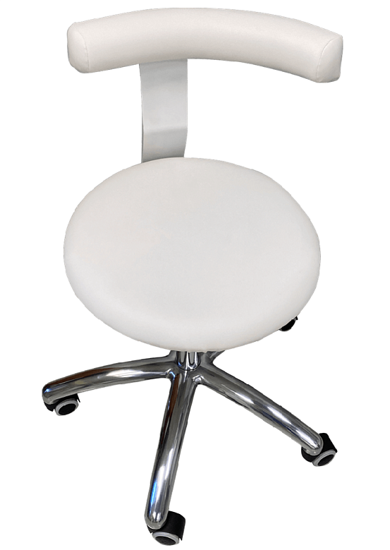 АСД 107.02 Стул для мастера с вращающимся сиденьем и отдельно вращающимся спинкой-подлокотником