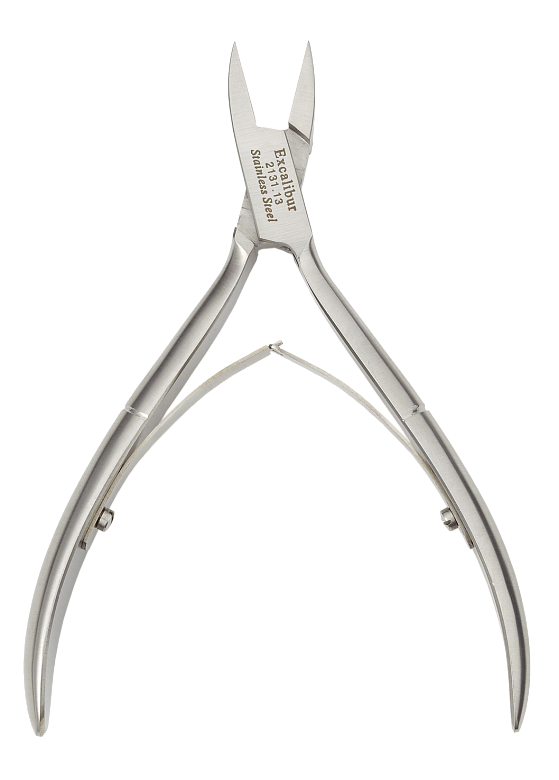 Щипцы угловые со скругленным концом, длина щипцов 13 см, лезвия 20 мм