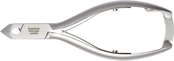 Щипцы для ногтей с амортизационной пружиной, длина щипцов 14 см, лезвия 15мм