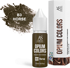 Пигмент для татуажа бровей AS Company (Алина Шахова) - Opium Colors B3 Horse, 15мл