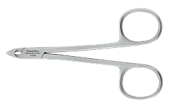 Щипцы-ножницы для кутикулы, длина ножниц 10 см, лезвия 8 мм