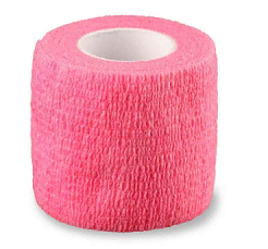 Бинт бандажный EZ - розовый, опт от 288шт (50мм х 4,5м)