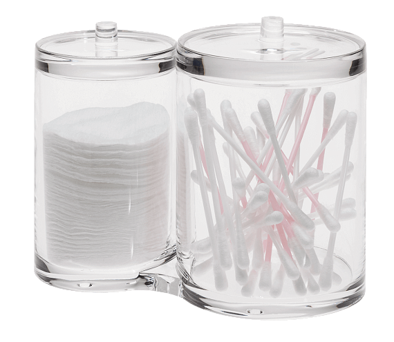 Баночка двойная прозрачная